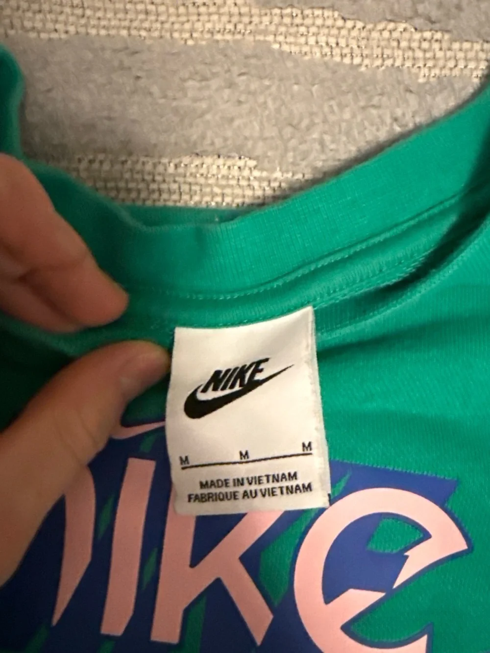 Nike Green Crewneck and Shorts Set